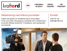 Tablet Screenshot of kraftord.se